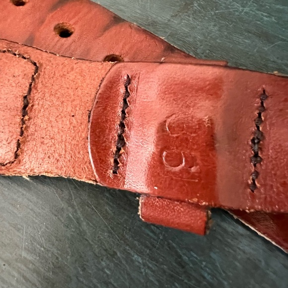 Leather Man Ltd. Top Grain Leather Men’s Belt Swordfish 36 - Picture 4 of 5